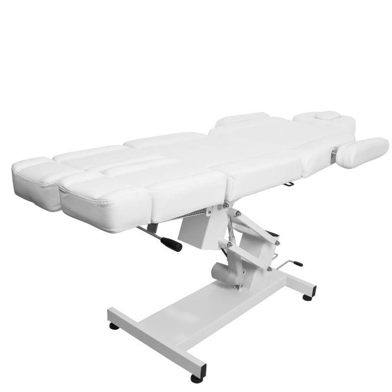 Biały elektryczny fotel do pedicure Zaffiro 706