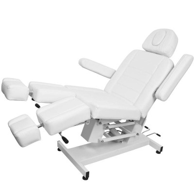Biały elektryczny fotel do pedicure Zaffiro 706