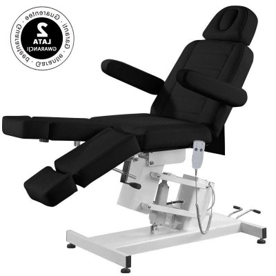 Czarny elektryczny fotel do pedicure Zaffiro 706