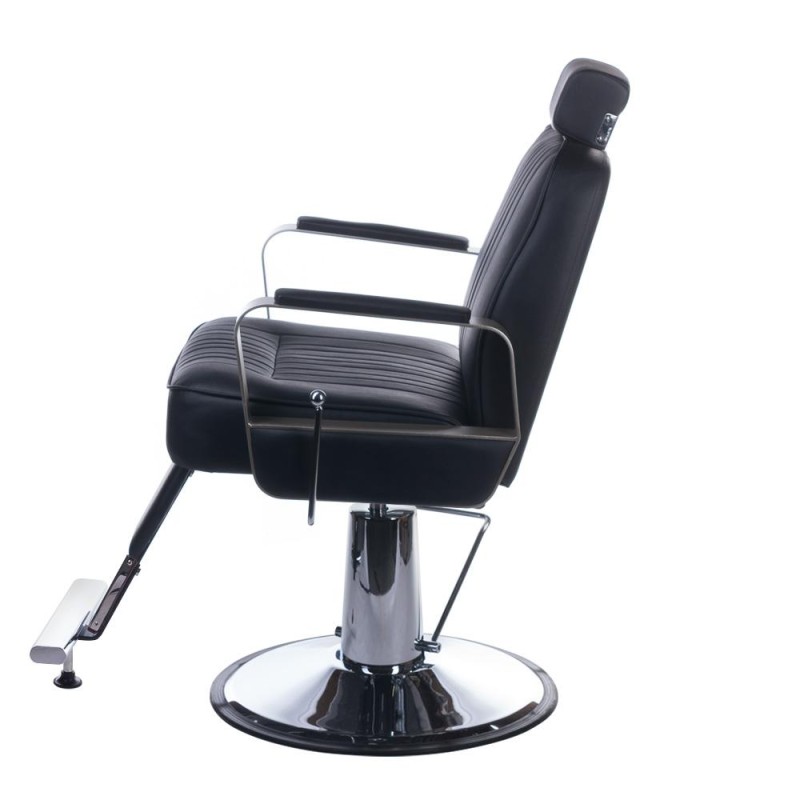 Fotel barberski HOMER BH-31237 Czarny -Fotele barberskie- 
