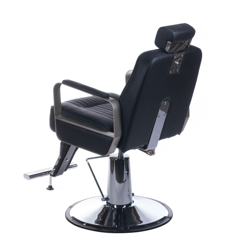 Fotel barberski HOMER BH-31237 Czarny -Fotele barberskie- 