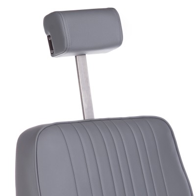 Fotel barberski HOMER BH-31237 Jasny szary -Fotele barberskie- 