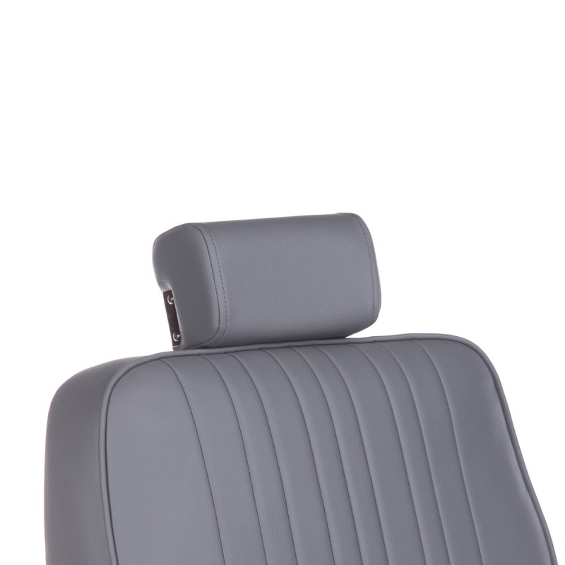 Fotel barberski HOMER BH-31237 Jasny szary -Fotele barberskie- 