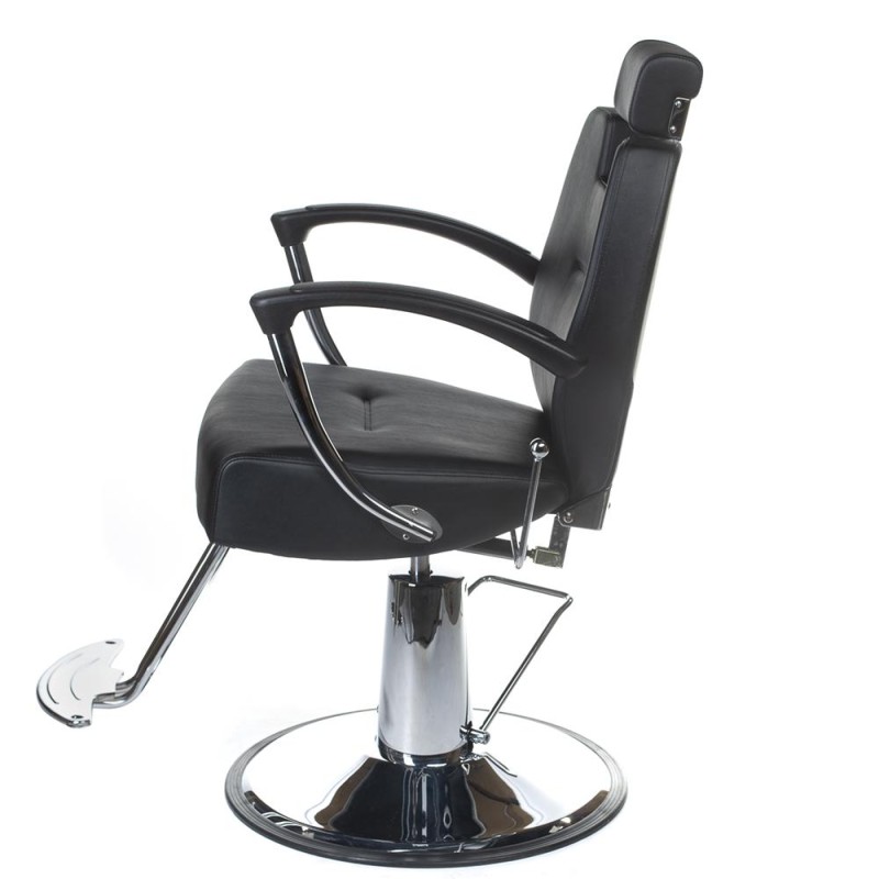 Fotel barberski HEKTOR BH-3208 Czarny -Fotele barberskie- 