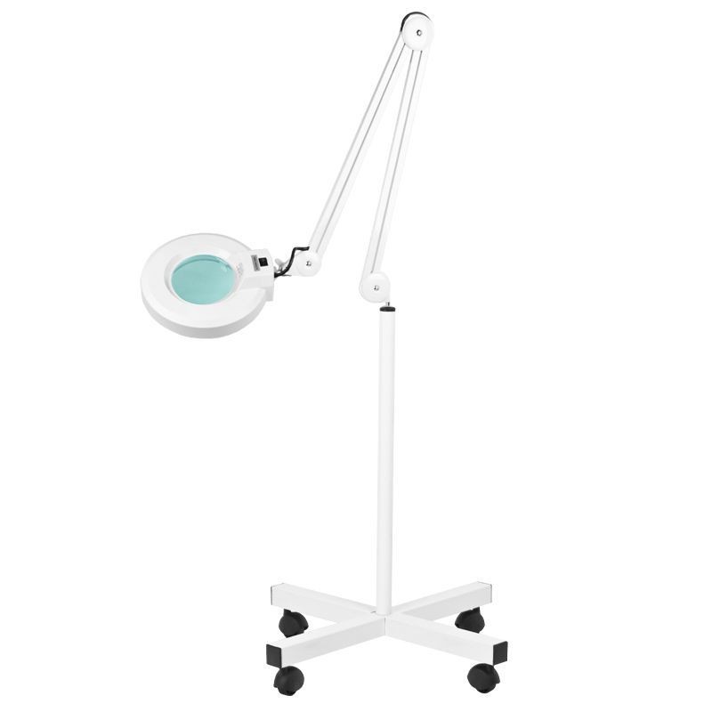 Lampa lupa S4 + statyw biała -Lampy kosmetyczne- 