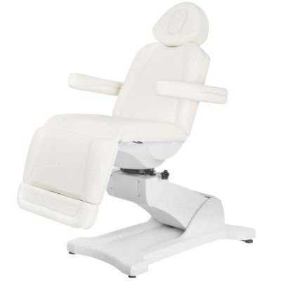 Biały elektryczny fotel do terapii piękności
