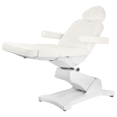 Biały elektryczny fotel do terapii piękności