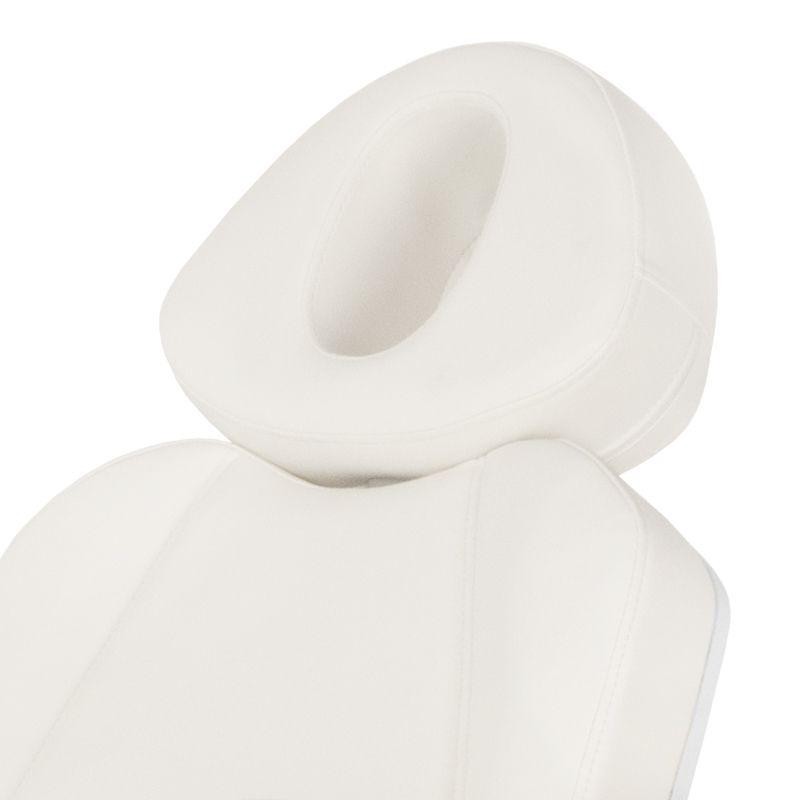 Biały elektryczny fotel do zabiegów kosmetycznych