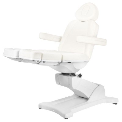 Biały elektryczny fotel do terapii pedicure