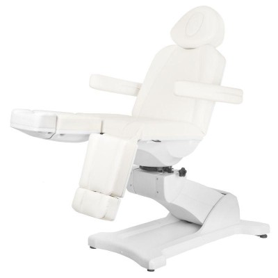 Biały elektryczny fotel do pedicure