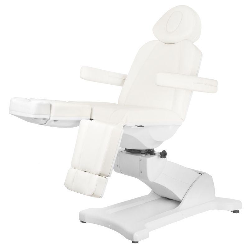Biały elektryczny fotel do pedicure