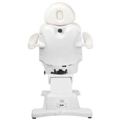 Biały elektryczny fotel do terapii pedicure