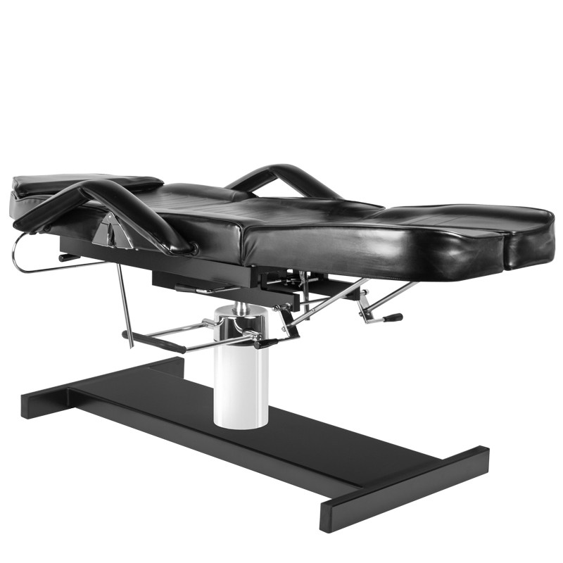 Fotel kosmetyczny hyd. A 210C pedi czarny -Fotele do podologii- 