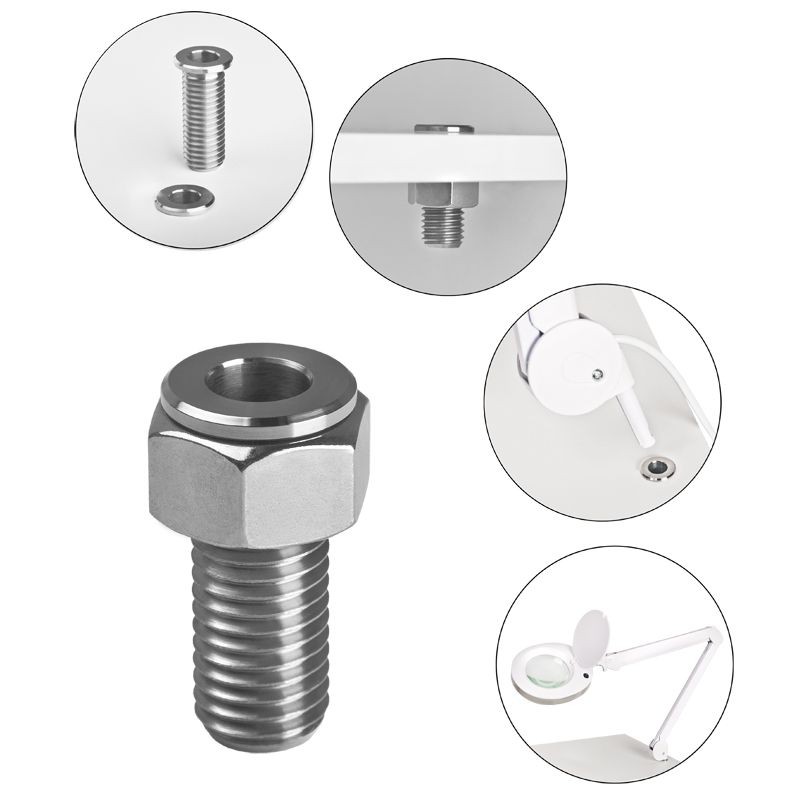 Uchwyt lampy-lupy tube inox -Lampy kosmetyczne- 