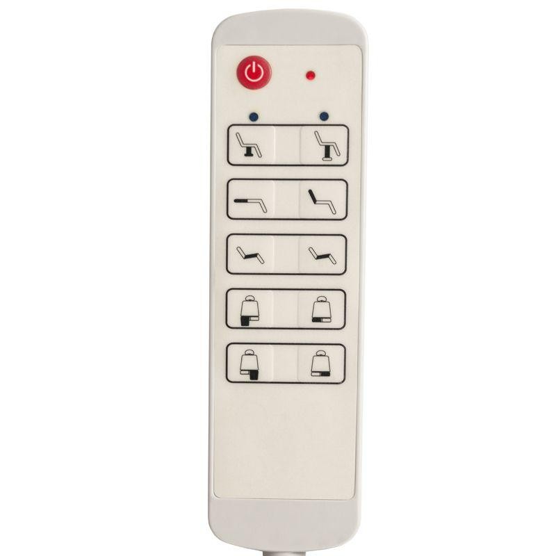 Fotel do pedicure elektryczny szary Azzurro