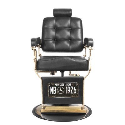 GABBIANO FOTEL BARBERSKI BOSS CZARNY -Fotele barberskie- 