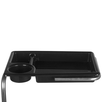 Pomocnik - taboret do pedicure 16 plus czarny/biały -Taborety kosmetyczne i hokery- 