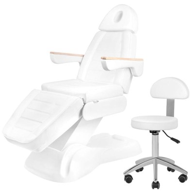 ELEKTRYCZNY FOTEL KOSMETYCZNY LUX 273B + TABORET 304 -Fotele kosmetyczne- 