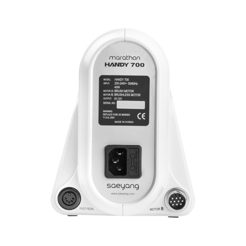 Saeyang frezarka Marathon Handy 700 + BM50S1 -FS60N 2w1* bezszczotkowa -Frezarki podologiczne- 