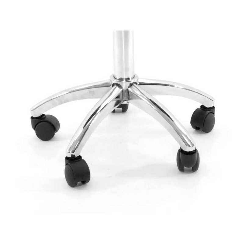Tall black salon stool