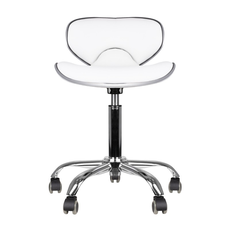 GABBIANO TABORET KOSMETYCZNY Q-4599 BIAŁY -Taborety kosmetyczne i hokery- 