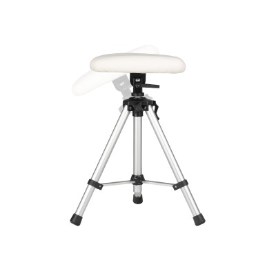 Srebrny stołek do pedicure Zaffiro 301 Alu