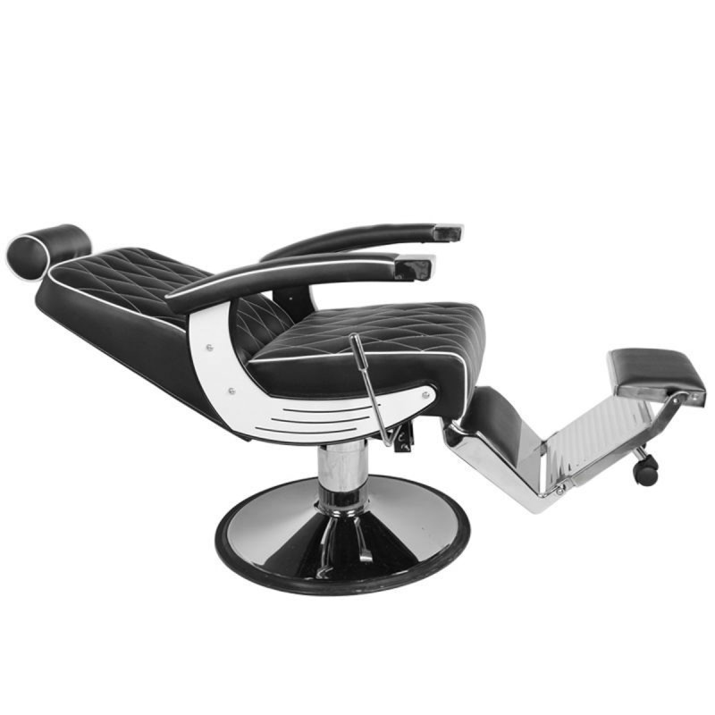 GABBIANO FOTEL BARBERSKI IMPERIAL CZARNY -Fotele barberskie- 