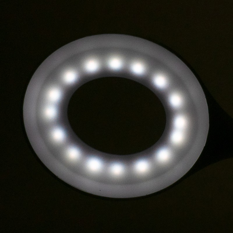 Lampka ring led snake na biurko biała -Lampy- 