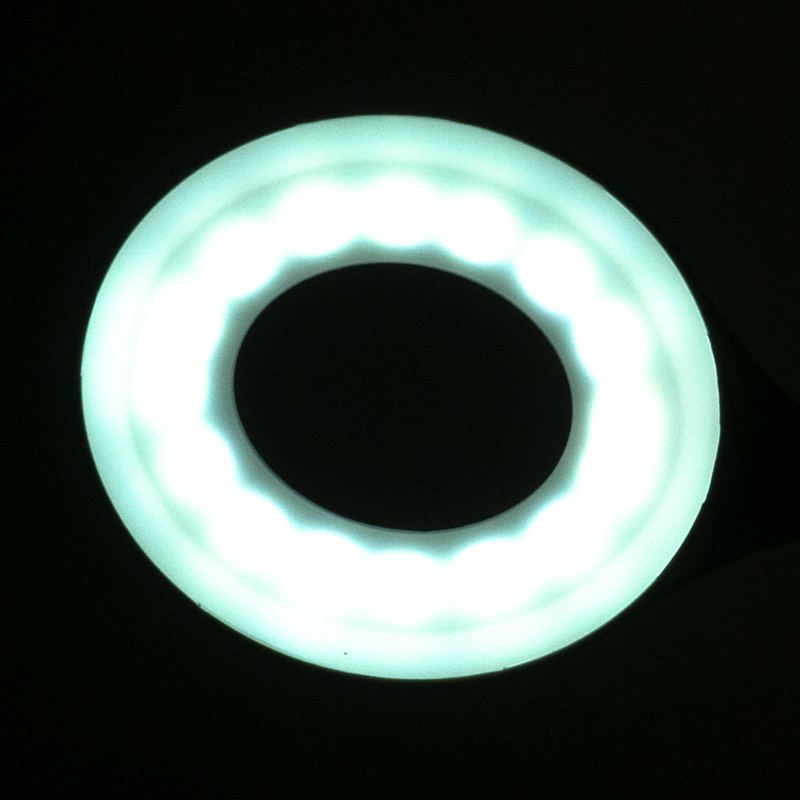 Lampka ring led snake na biurko biała -Lampy- 