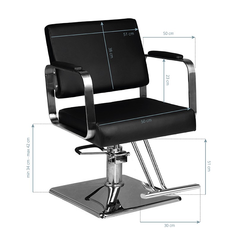 Eversun Elite black salon chair