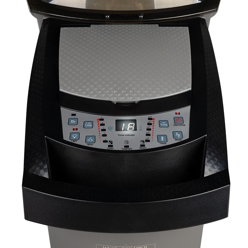 SAUNA FRYZJERSKA STOJĄCA 408D SREBRNA Z AKTYWNYM OZONEM -Urządzenia Fryzjerskie- 