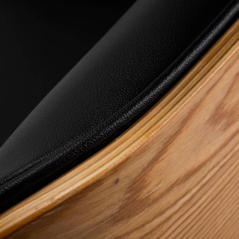 GABBIANO FOTEL FRYZJERSKI FLORENCJA Z REGULOWANYM ZAGŁÓWKIEM CZARNY -Fotele fryzjerskie- 