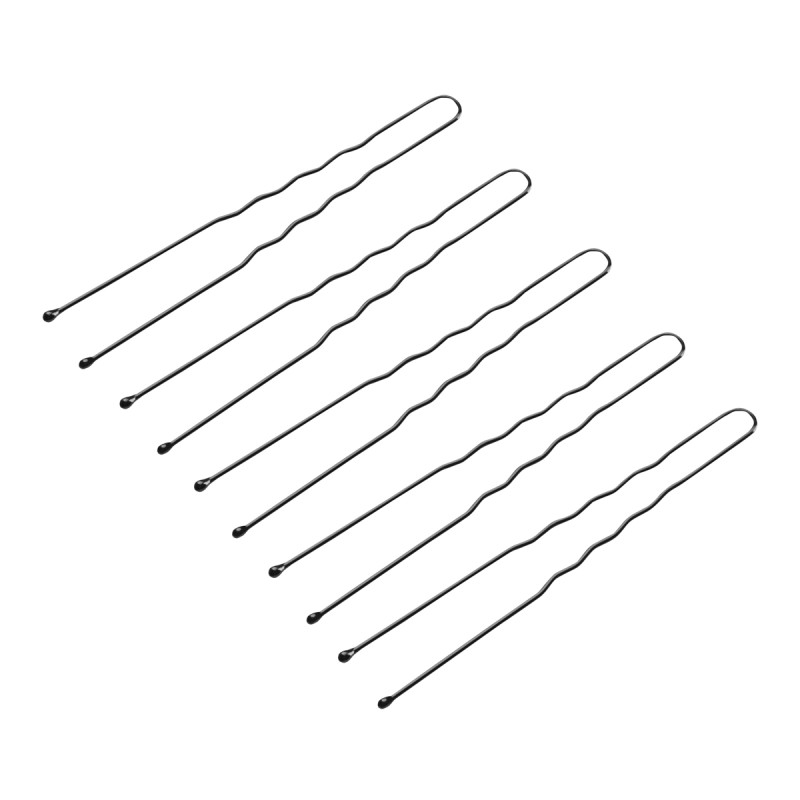 KOKÓWKI FRYZJERSKIE DO WŁOSÓW E-65 300 SZT. 7 CM CZARNE -Akcesoria fryzjerskie- 