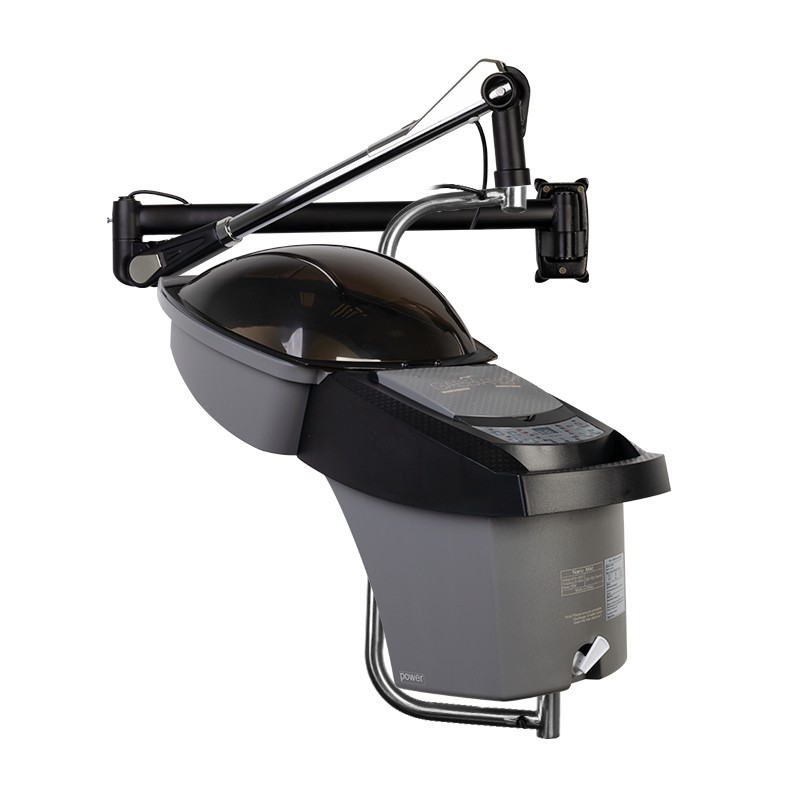 Silver hanging salon sauna dome