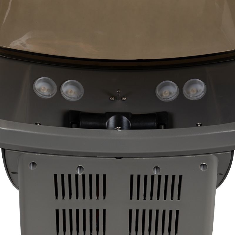 Silver hanging hairdressing sauna hood