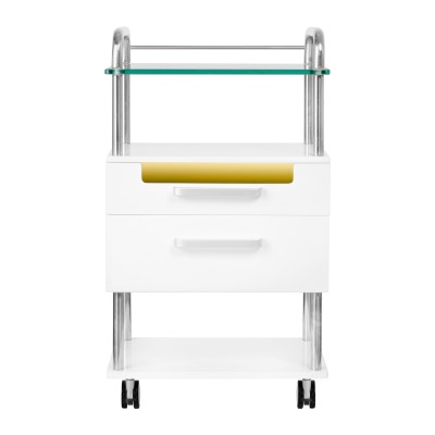 POMOCNIK PODOLOGICZNY 6052T BIAŁY -Stoliki kosmetyczne- 