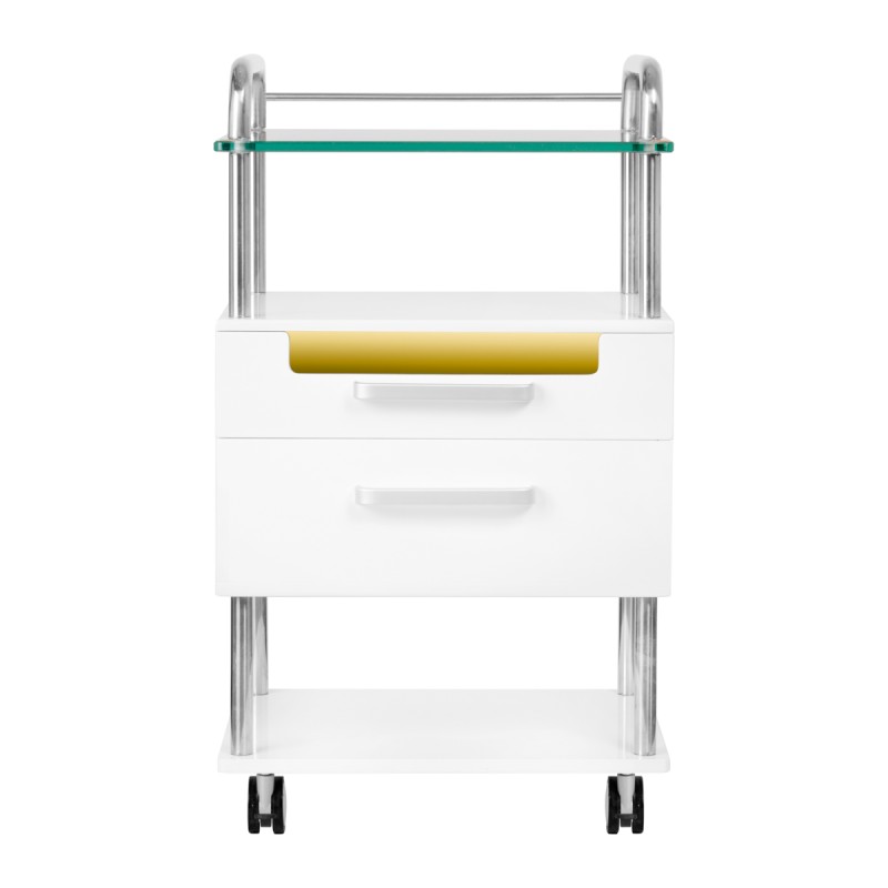 POMOCNIK PODOLOGICZNY 6052T BIAŁY -Stoliki kosmetyczne- 