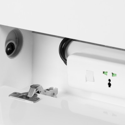 POMOCNIK PODOLOGICZNY 6052T BIAŁY -Stoliki kosmetyczne- 