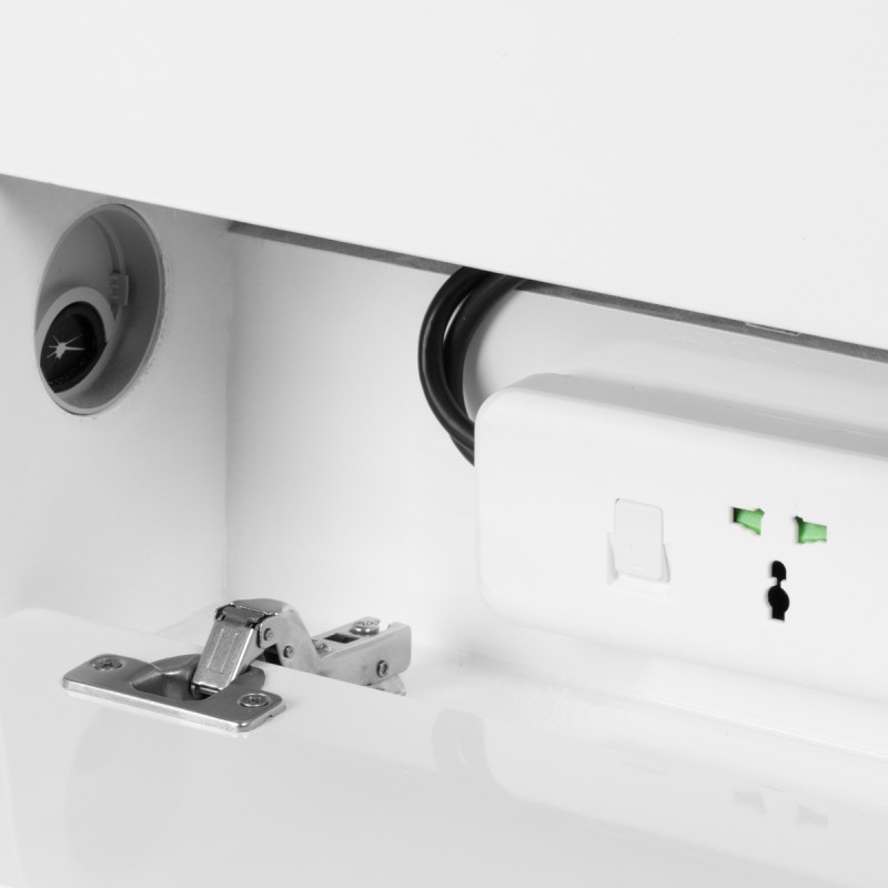 POMOCNIK PODOLOGICZNY 6052T BIAŁY -Stoliki kosmetyczne- 