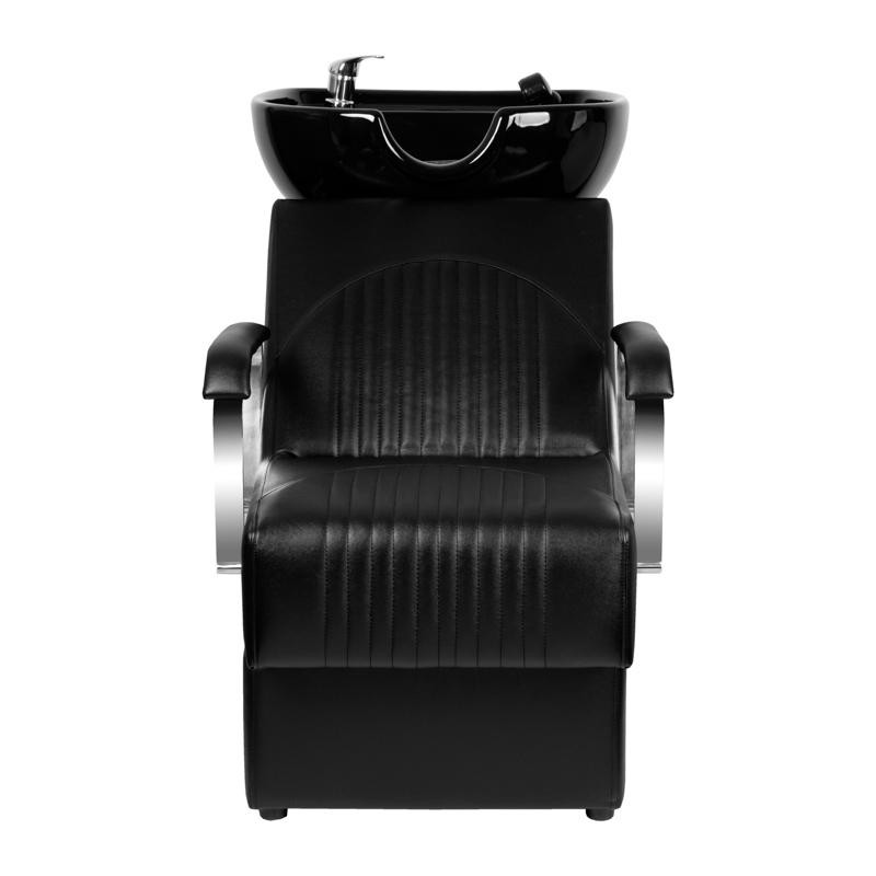 Gabbiano myjnia fryzjerska barberska Orlean czarna -Meble fryzjerskie- 