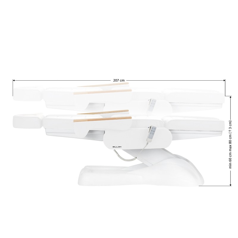 FOTEL KOSMETYCZNY ELEKTRYCZNY LUX 3 BIAŁY -Fotele kosmetyczne- 