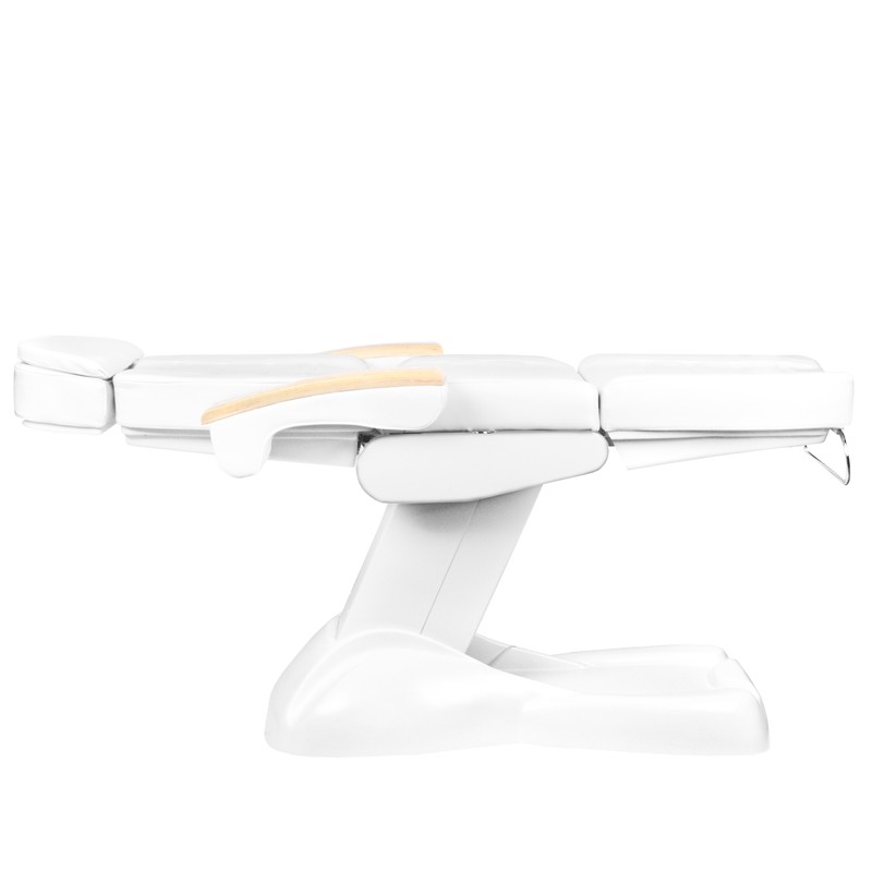 Fotel kosmetyczny elektr. Lux biały podgrzewany -Fotele kosmetyczne- 