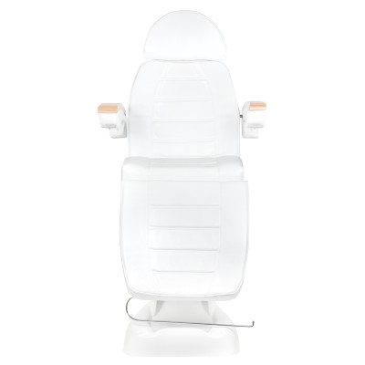 Fotel kosmetyczny elektr. Lux biały podgrzewany -Fotele kosmetyczne- 