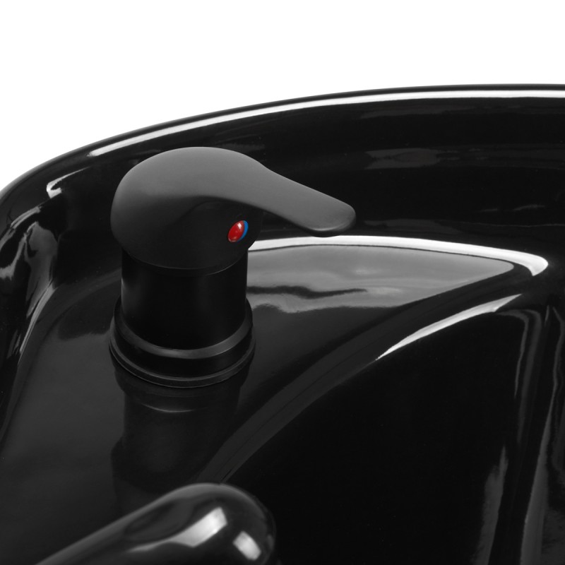 Gabbiano myjnia fryzjerski Prato złoto - czarna -Meble fryzjerskie- 