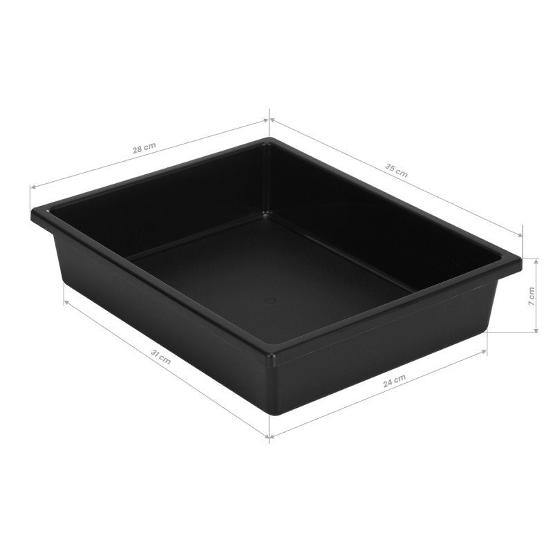 Gabbiano pomocnik fryzjerski 68A czarny -Pomocniki fryzjerskie- 