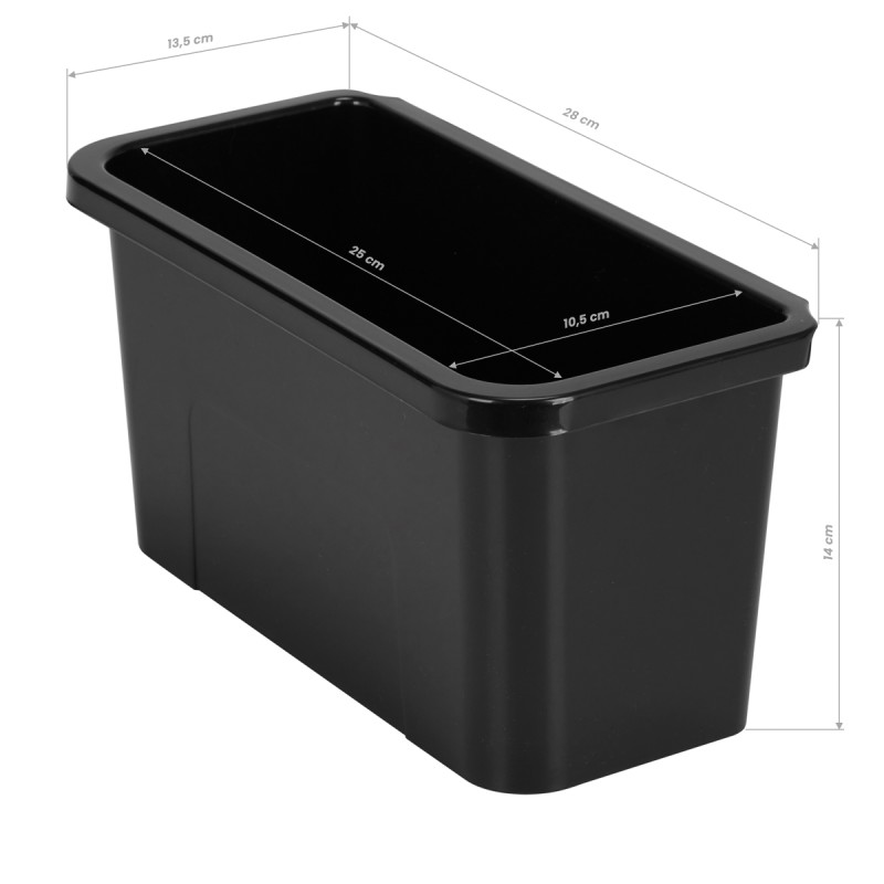 Gabbiano pomocnik fryzjerski 68A czarny -Pomocniki fryzjerskie- 