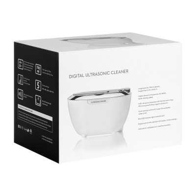 Myjka ultradźwiękowa ACD-3840 poj. 0,6 L 31W biała -Myjki ultradźwiękowe- 