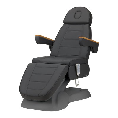 Fotel kosmetyczny elektryczny SILLON Lux 273b 3 silniki szary, szara podstawa -Fotele kosmetyczne- 