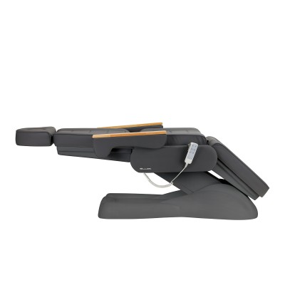 Fotel kosmetyczny elektryczny SILLON Lux 273b 3 silniki szary, szara podstawa -Fotele kosmetyczne- 