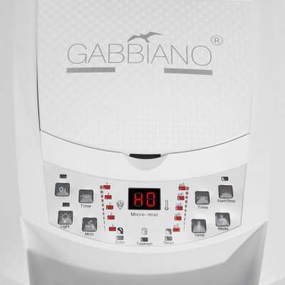 Gabbiano sauna fryzjerska stojąca 408D biała z aktywnym ozonem -Sauny fryzjerskie- 